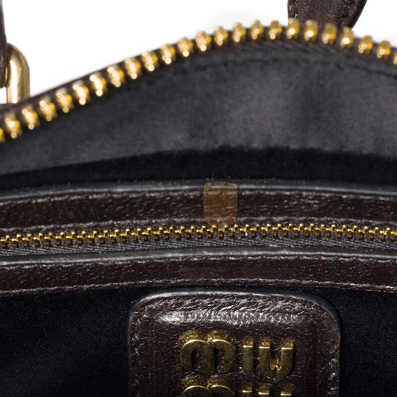 M1v M1v arcadie matelassÉ leather tote bag (22*10.5*7.5cm)
